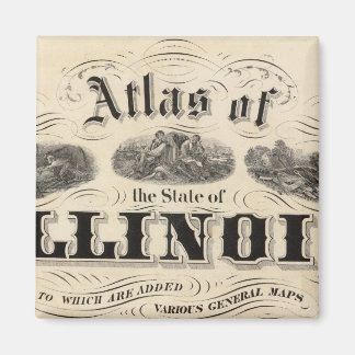 Imán Página de título Atlas del estado de Illinois