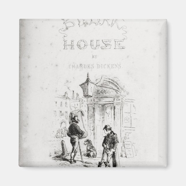 Imán Página de título de 'Bleak House' (Frente)