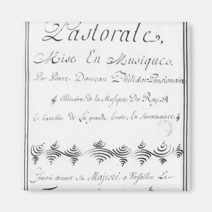 Imán Página de título de la 'Pastorale'