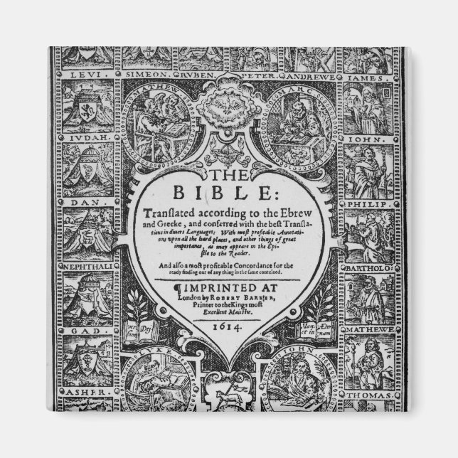 Imán Página de título de la traducción al inglés (Frente)