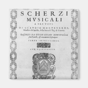 Imán Página de título de los 'Scherzi Musicali