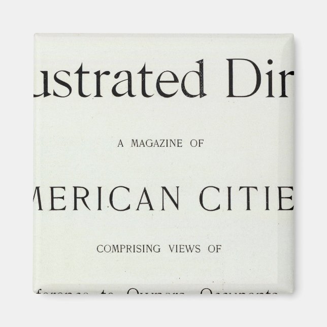 Imán Página de título de San Francisco California (Frente)