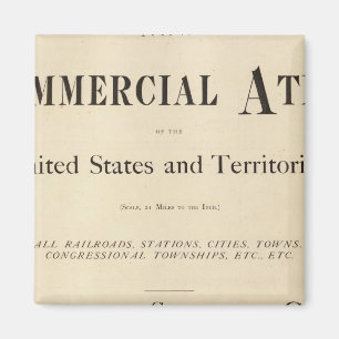 Imán Página de título Nuevo atlas comerciales