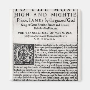 Imán Página del esmero en 'el Bible santo