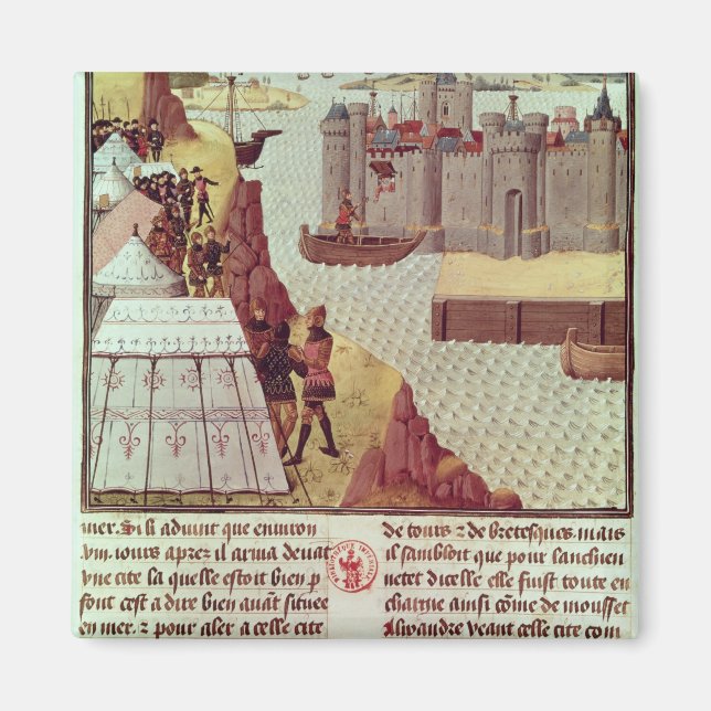 Imán Página del "Histoire du Grand Alexandre" (Frente)