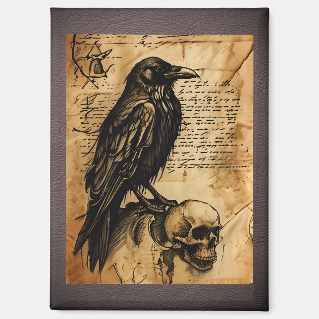 Imán Página Diario basura de Raven y Skull (Anverso)