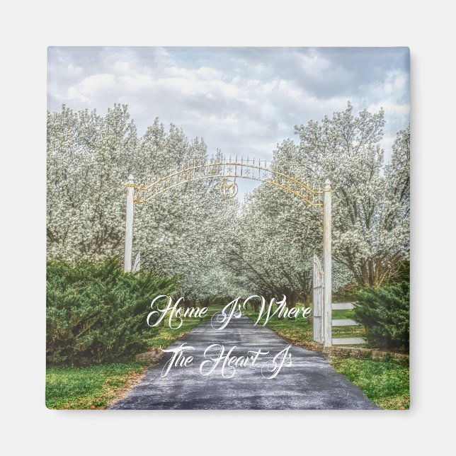 Imán Página principal de primavera (Frente)