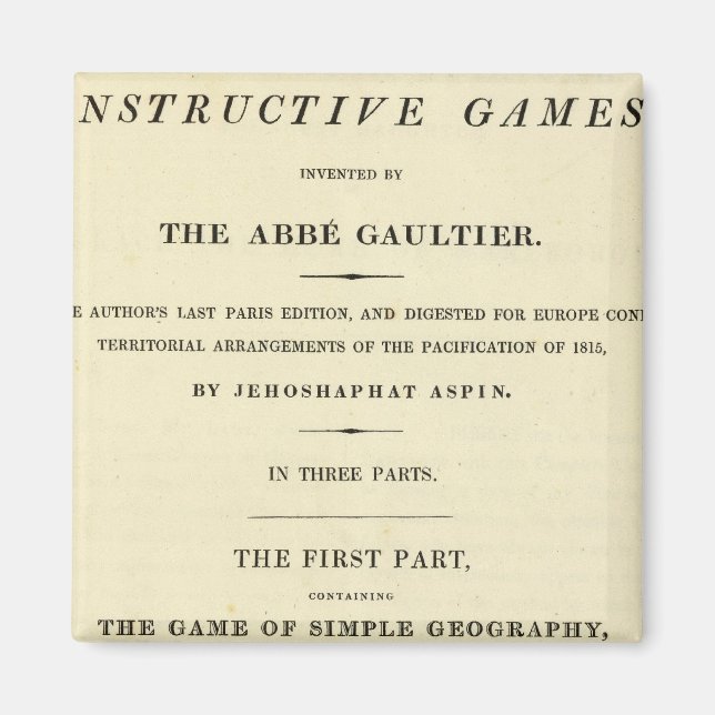 Imán Página Título Curso completo de geografía (Frente)