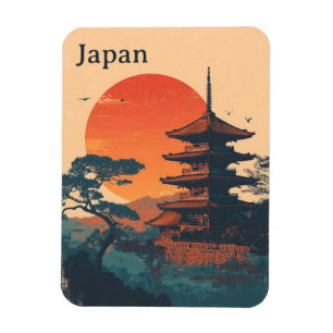 Imán Pagoda japonesa vintage