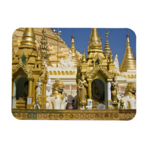 Imán Pagoda Shwedagon (Paya), gran sitio de templo que