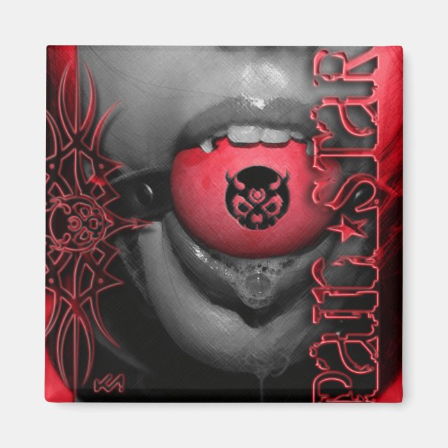 Imán PAIN STAR Ball Gag (Frente)