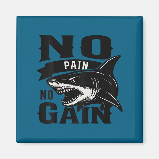 Imán Pain Today Wer Tomorrow Motivational Gym Insration (Frente)