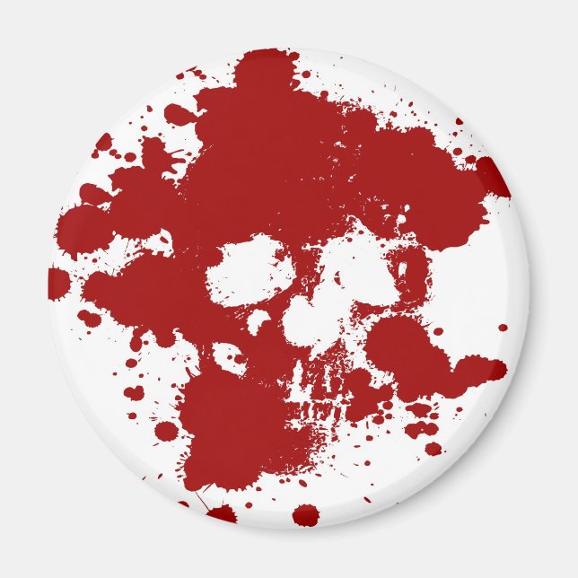 Imán Paint Skull (Frente)