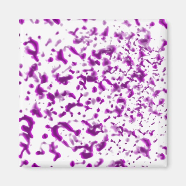 Imán Paint Spatter Pink (Frente)