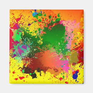 Imán Paint Splatter