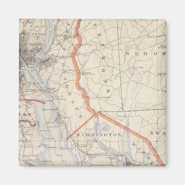 Imán País Bristol, Isla Rhode (Frente)