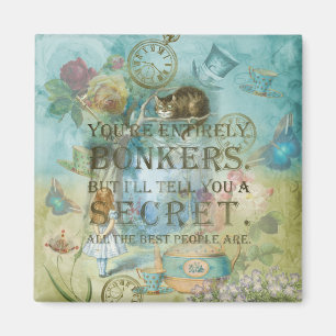 Imán País de las maravillas - Cita de los bonkers - Al