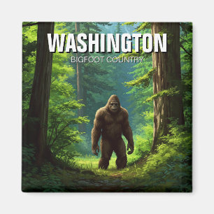 Imán País de Washington Bigfoot