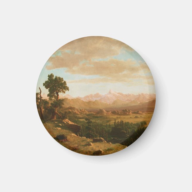 Imán País del río del viento - Albert Bierstadt (Frente)