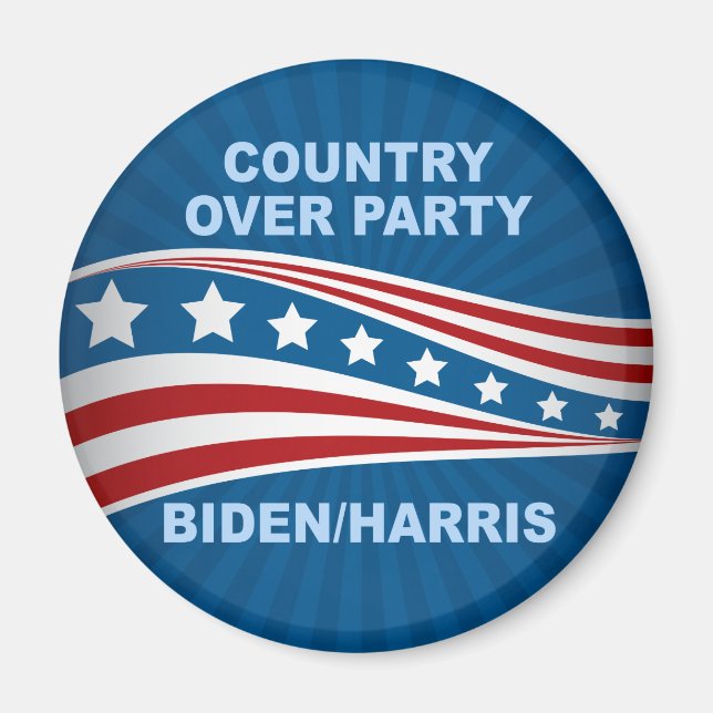 Imán País sobre Fiesta Biden Harris 2024 (Frente)