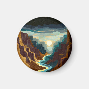 Imán Paisaje Canyon Sunset