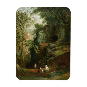 Imán Paisaje cerca de Clifton, c.1822-23 (aceite en
