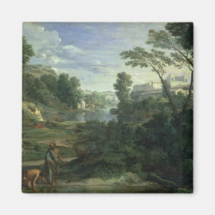 Imán Paisaje con Diógenes, 1648