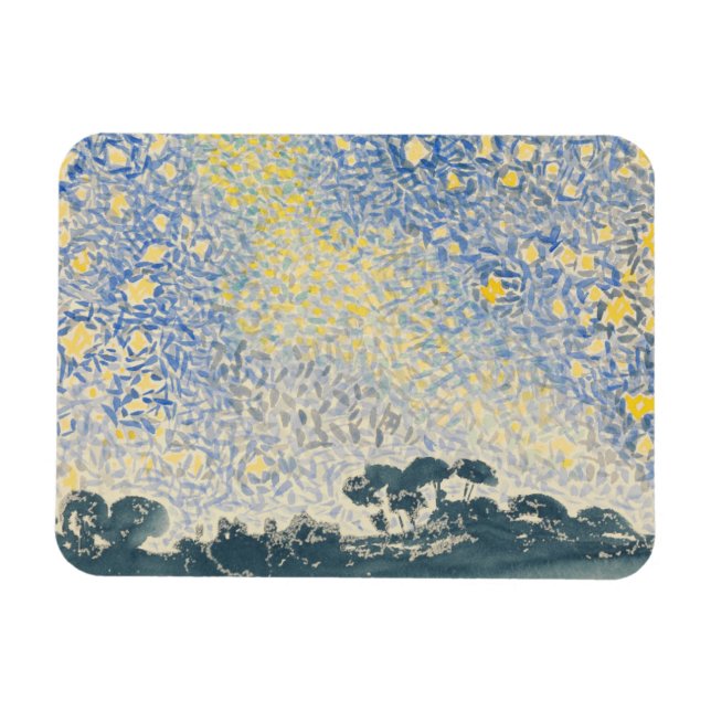 Imán Paisaje con estrellas (Horizontal)