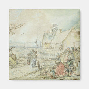 Imán Paisaje con los adivinos gitanos