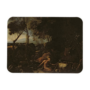 Imán Paisaje con St. Jerome