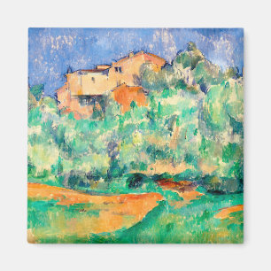 Imán Paisaje con una casa, Cezanne