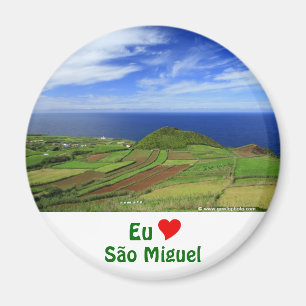 Imán Paisaje costero de las Azores