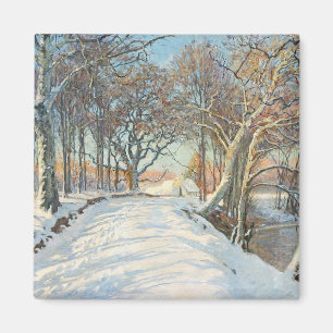 Imán Paisaje cubierto de nieve, Viggo Langer