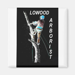 Imán Paisaje de Arborisco Arbórico Tree Surgeon Chainsa