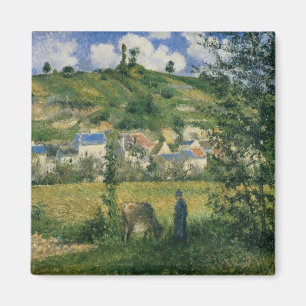 Imán Paisaje de Camille Pissarro el   en Chaponval,