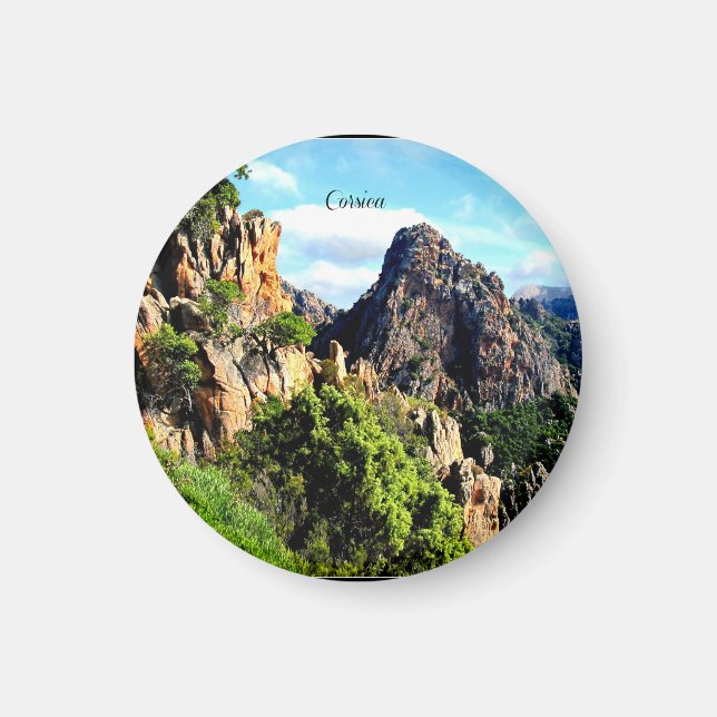 Imán Paisaje de Córcega (Frente)