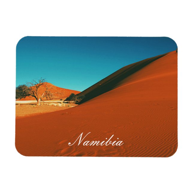 Imán Paisaje de dunas de arena de Namibia Sossusvlei (Horizontal)