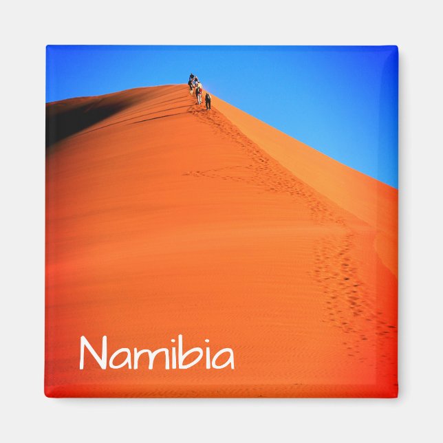 Imán Paisaje de dunas de arena de Namibia Sossusvlei (Frente)