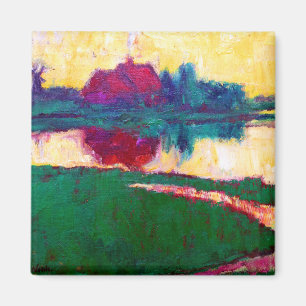 Imán Paisaje de Emil Nolde con el cortijo