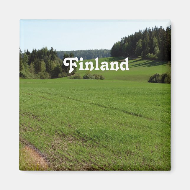 Imán Paisaje de Finlandia (Frente)