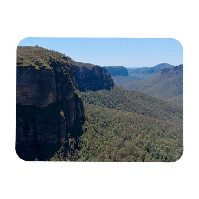 Imán Paisaje de Grose Valley cerca de Blackheath (Horizontal)