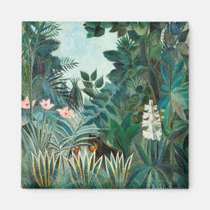 Imán Paisaje de Henri Rousseau con la puerta botánica 