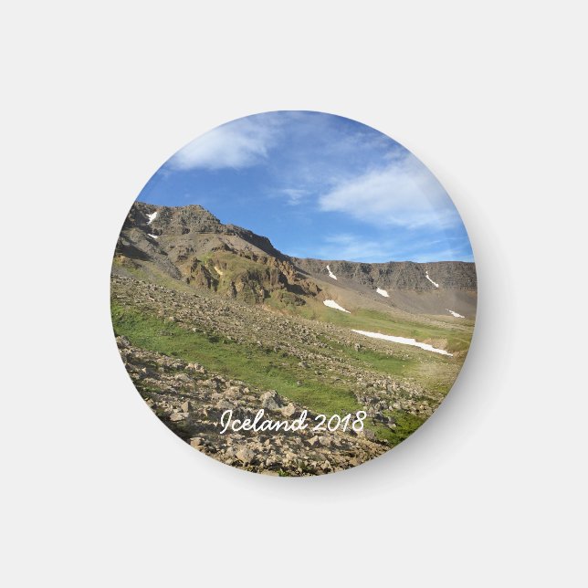 Imán Paisaje de Islandia (Frente)