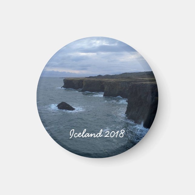 Imán Paisaje de Islandia (Frente)