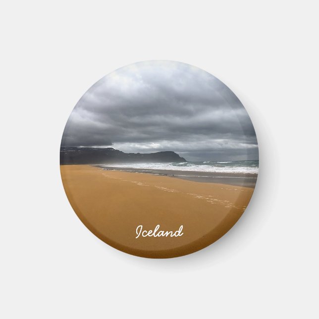 Imán Paisaje de Islandia (Frente)