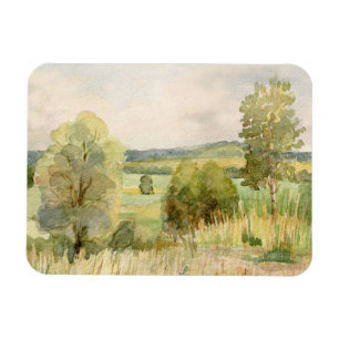 Imán Paisaje de la acuarela