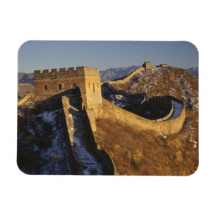 Imán Paisaje de la Gran Muralla bajo la puesta del sol,
