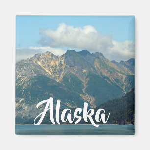 Imán Paisaje de las montañas Alaska