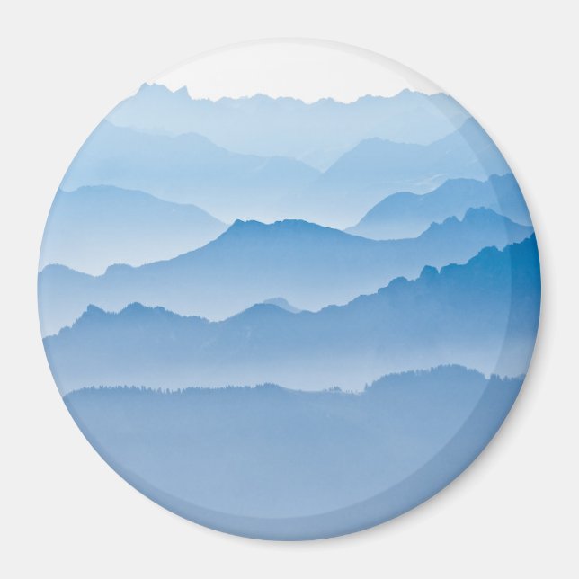 Imán Paisaje de montaña | Suiza (Frente)