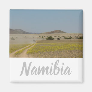 Imán Paisaje de Namibia Camino del desierto 4x4